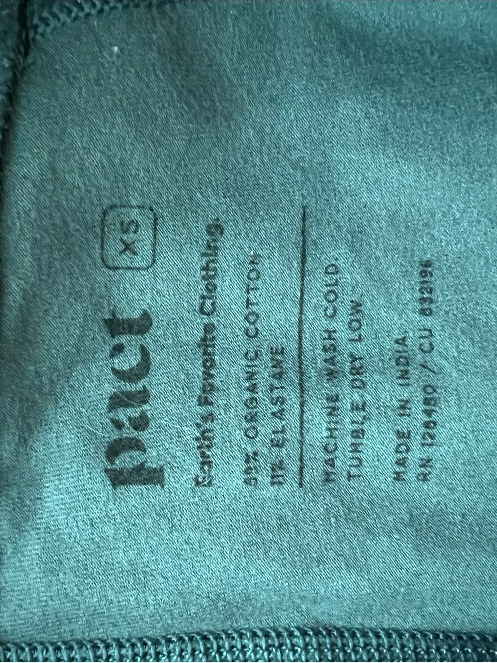 XS Pact Organic Cotton Women’s Bike/Yoga Shorts in Charcoal & Coral NWOT-pockets - Picture 2 of 2